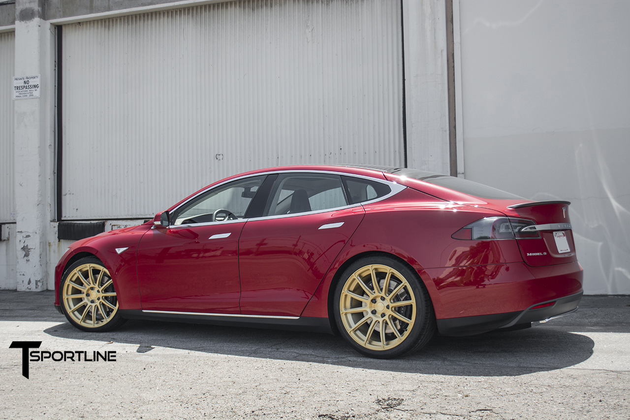 photo 2 Tesla Model S custom wheels Tsportline 112 21x9.0, ET , tire size X R21. 21x9.5 ET 