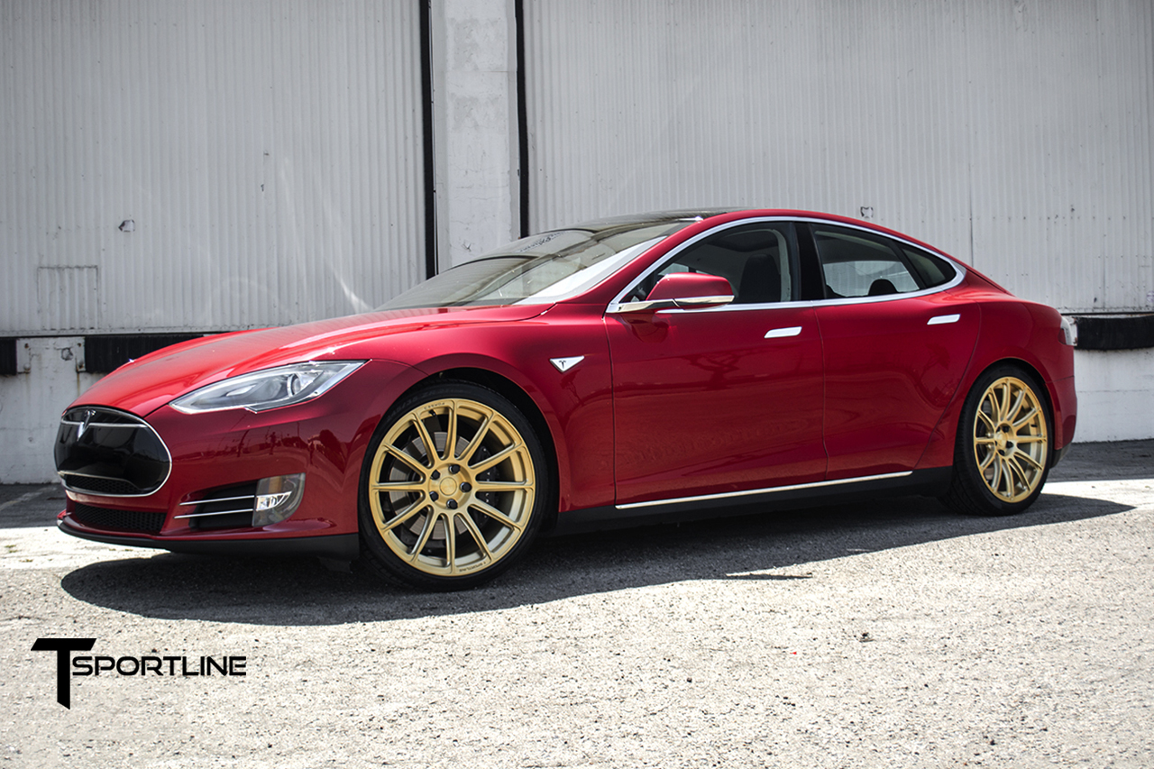 photo 3 Tesla Model S custom wheels Tsportline 112 21x9.0, ET , tire size X R21. 21x9.5 ET 
