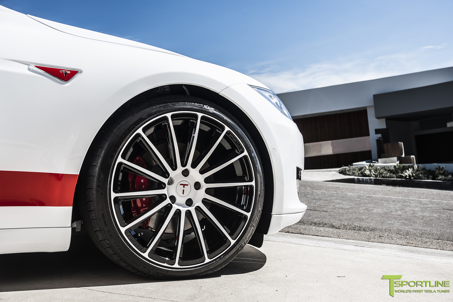 photo 3 Tesla Model S custom wheels TSportline 114 21x9.0, ET , tire size 245/35 R21. 21x9.5 ET 265/35 R21