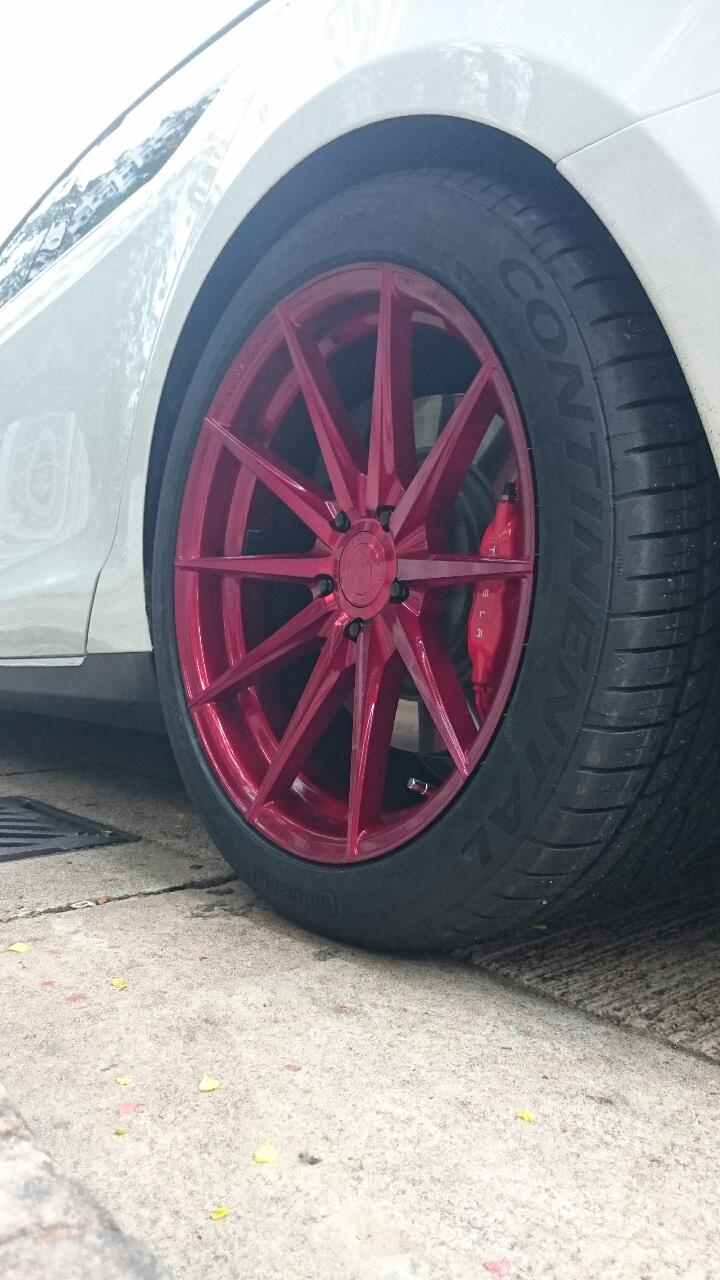 photo 2 Tesla Model S custom wheels Rohana RF1 20x9.0, ET , tire size 245/40 R20. 20x10.0 ET 275/40 R20