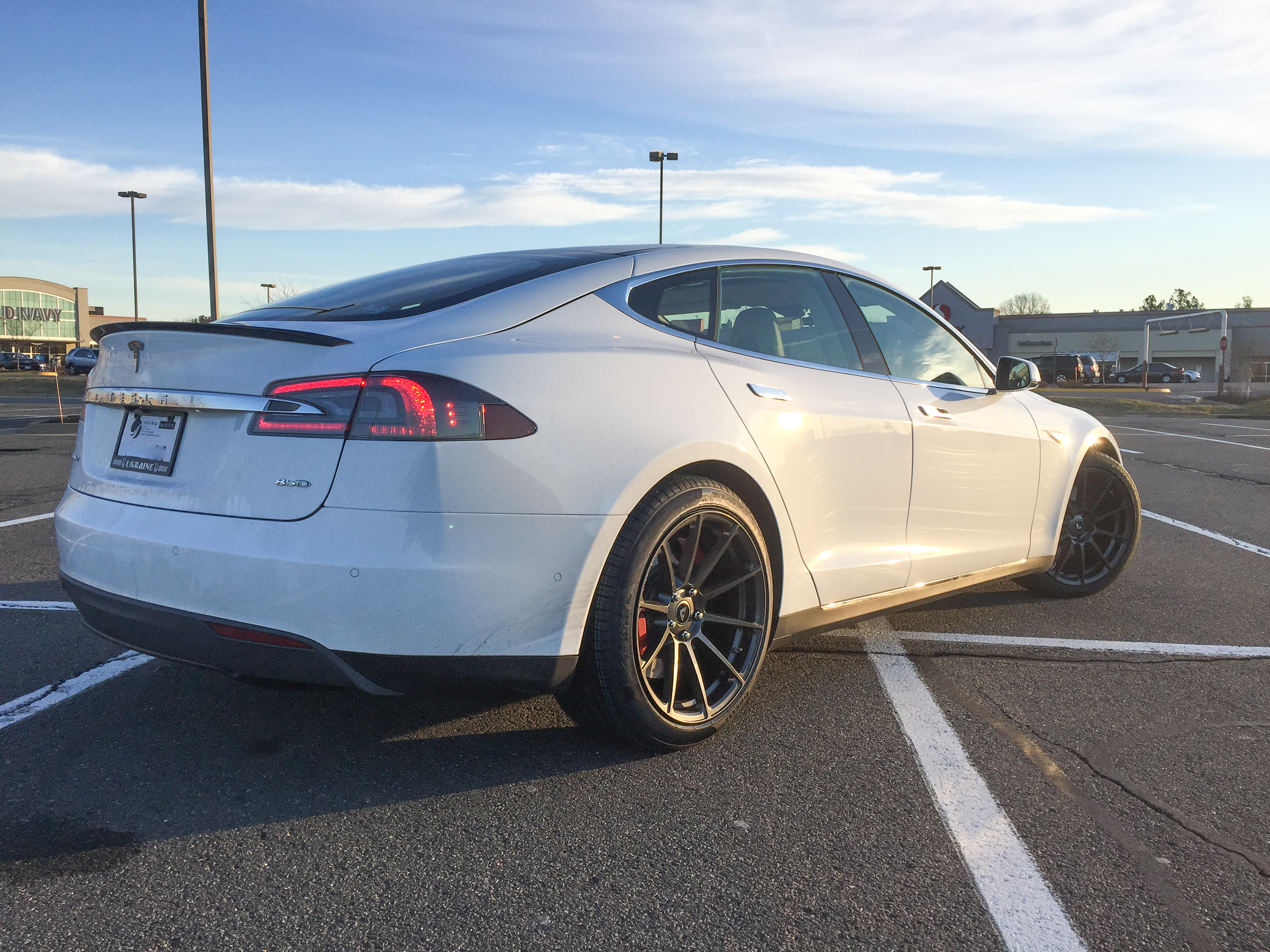 photo 3 Tesla Model S custom wheels Vorsteiner VFF-102 20x, ET , tire size 255/40 R20. x ET 275/40 R