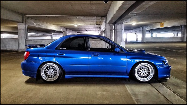 photo 4 Subaru Impreza WRX custom wheels Linea Corse LeMan 18x9.5, ET +30, tire size 225/40 R18. x ET 