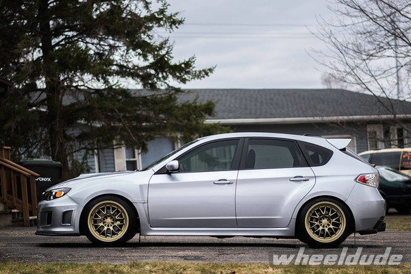 photo 2 Subaru Impreza WRX custom wheels Rota MXR 18x9.5, ET +38, tire size 245/40 R18. x ET 