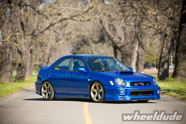 photo 2 Subaru Impreza WRX custom wheels Rota Hug Gee 18x9.5, ET +38, tire size 225/40 R18. x ET 