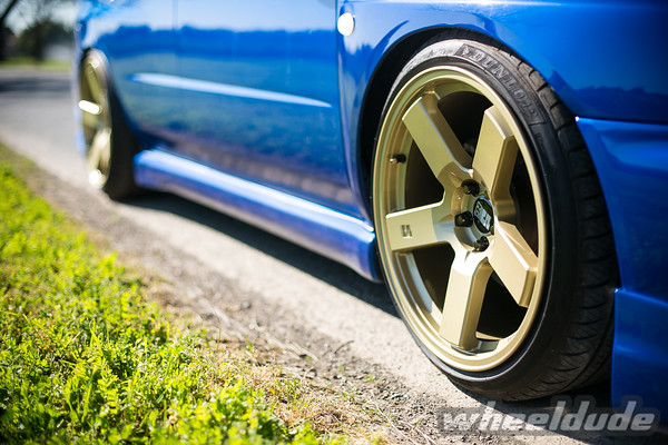 photo 6 Subaru Impreza WRX custom wheels Rota Hug Gee 18x9.5, ET +38, tire size 225/40 R18. x ET 