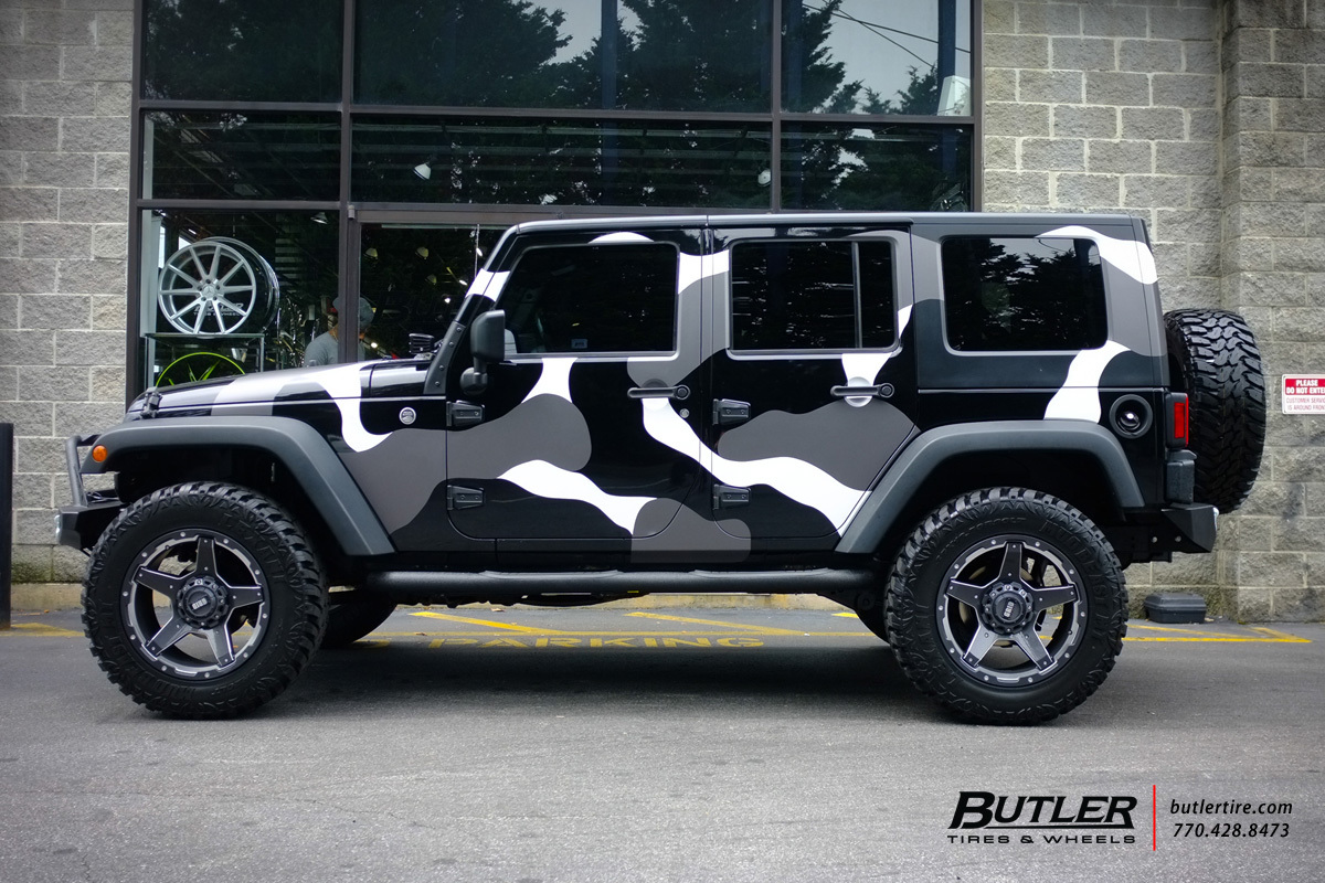 photo 2 Jeep Wrangler custom wheels Lexani Grid Off-Road GD4 20x, ET , tire size X R20. x ET 