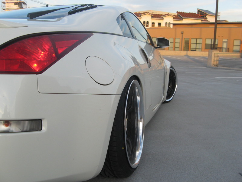 photo 4 Nissan 350Z custom wheels Work Wheels Varianza T1S 19x9.5, ET +4, tire size 225/35 R19. 19x10.5 ET-2 245/35 R19
