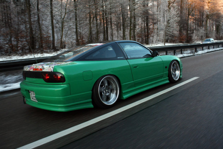 photo 2 Nissan S13 custom wheels Weds Kranze Ceberus 18x9.0, ET +6, tire size 225/40 R18. 18x10.0 ET+6 235/40 R18