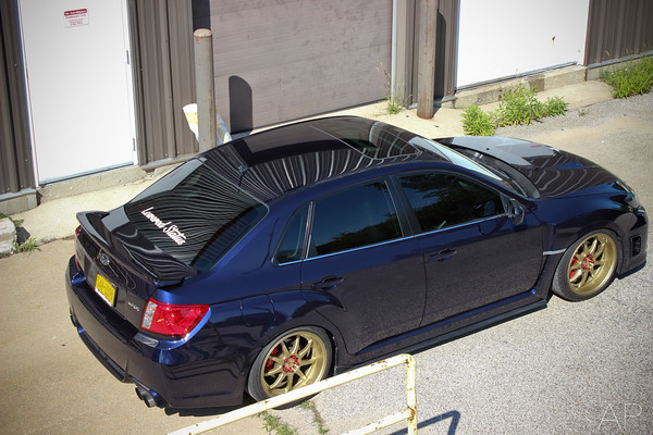 photo 3 Subaru Impreza WRX custom wheels Rota P1-R 18x9.5, ET , tire size 235/40 R18. x ET 