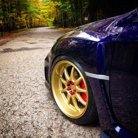 photo 1 Subaru Impreza WRX custom wheels Rota P1-R 18x9.5, ET , tire size 235/40 R18. x ET 