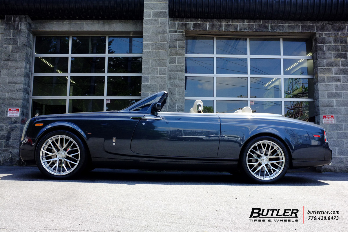 photo 2 Rolls-Royce Phantom Drophead Coupe custom wheels Savini SV65D 24x, ET , tire size X R24. x ET