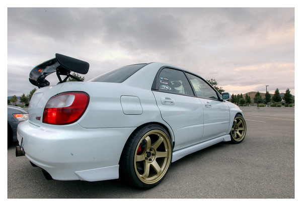 photo 2 Subaru Impreza WRX custom wheels Rota Grid 18x9.5, ET +38, tire size X R18. x ET 
