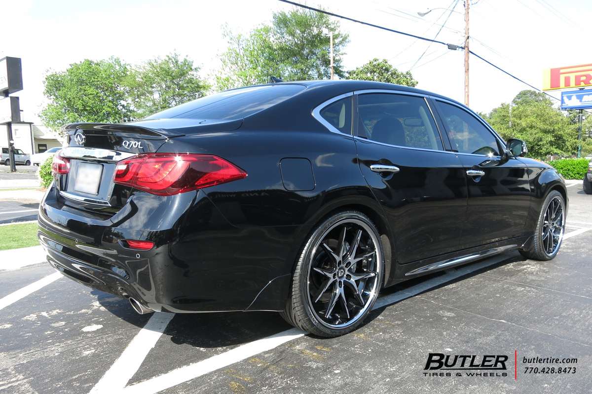 photo 3 Infiniti Q70 custom wheels Lexani R-twelve 22x, ET , tire size X R22. x ET 