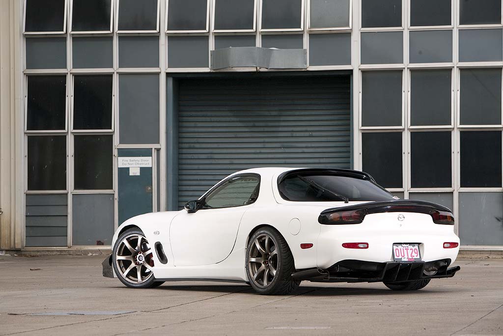 photo 4 Mazda RX-7 custom wheels Work  Emotion XT7 18x9.5, ET +20, tire size 235/40 R18. 18x9.5 ET+20 265/35 R18