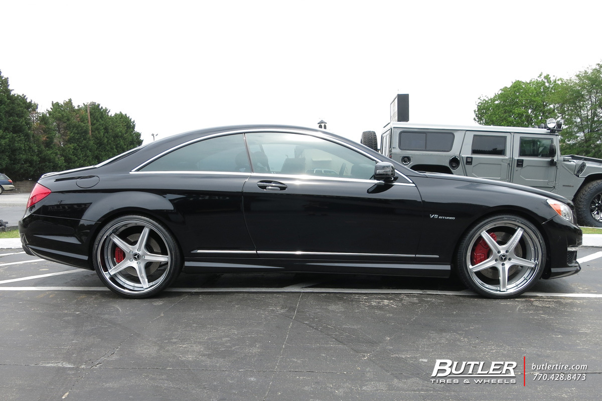 photo 2 Mercedes-Benz CL-Class custom wheels Forgiato Aggio 22x, ET , tire size X R22. x ET 