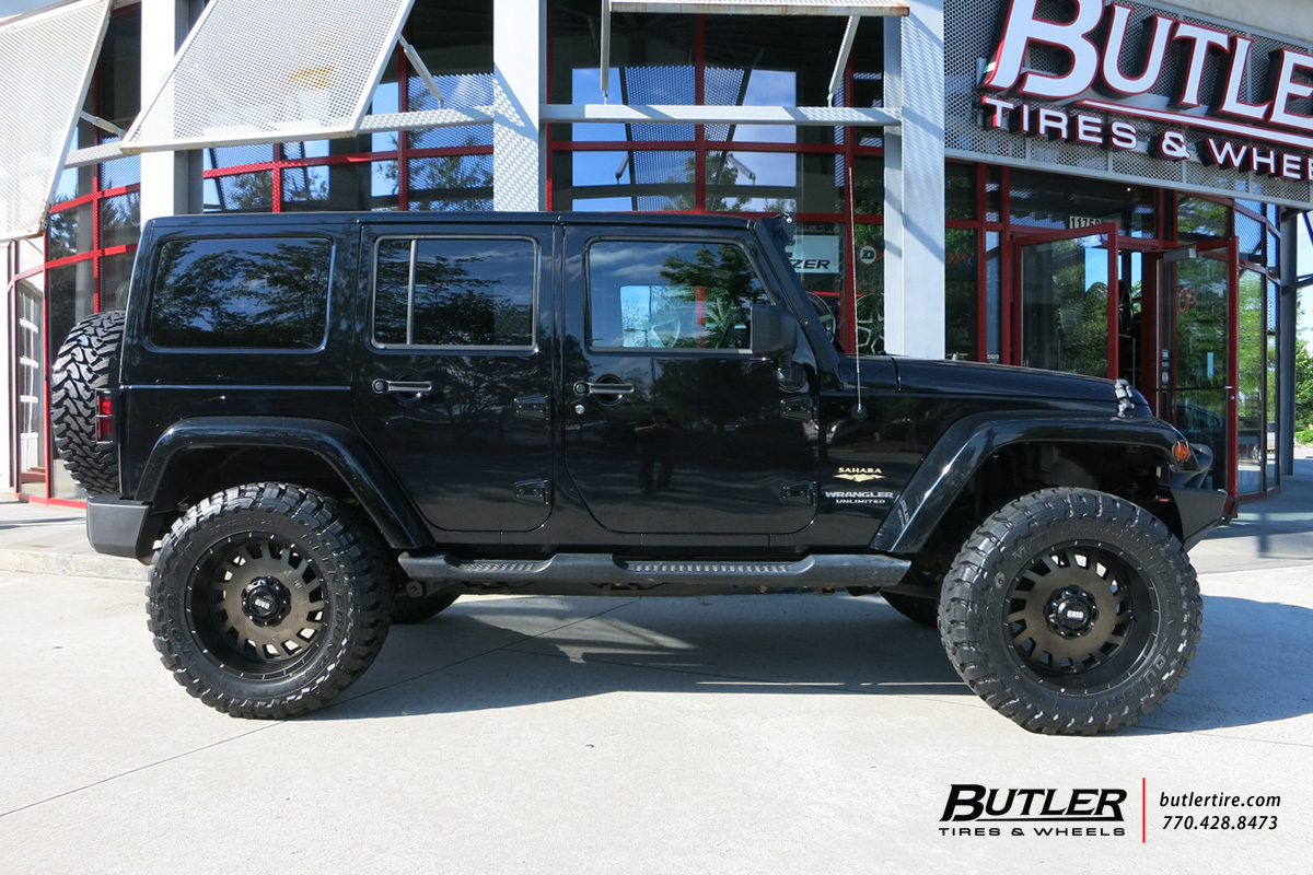 photo 2 Jeep Wrangler Unlimited custom wheels Grid Off-Road GD4 20x, ET , tire size X R20. x ET 