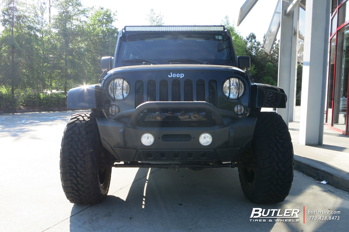 photo 3 Jeep Wrangler Unlimited custom wheels Grid Off-Road GD4 20x, ET , tire size X R20. x ET 