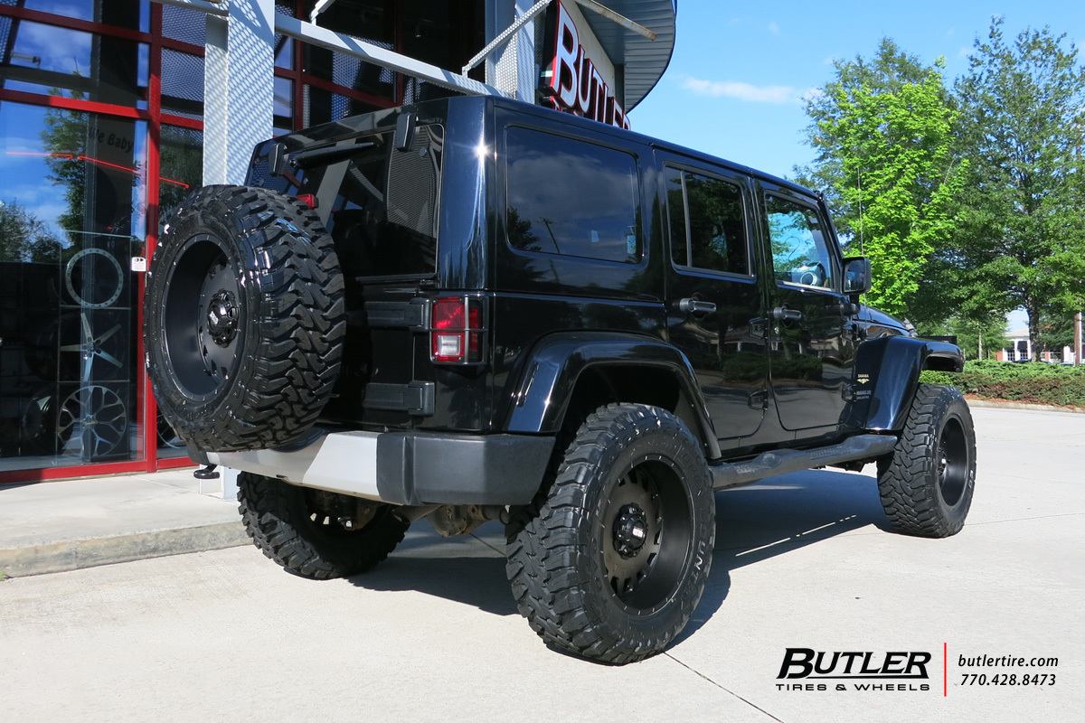 photo 4 Jeep Wrangler Unlimited custom wheels Grid Off-Road GD4 20x, ET , tire size X R20. x ET 