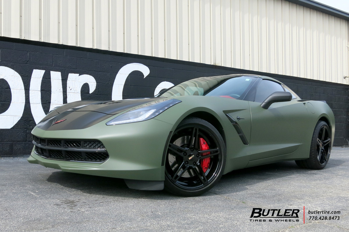 photo 1 Chevrolet Corvette custom wheels Cray Brickyard 20x, ET , tire size X R20. x ET 
