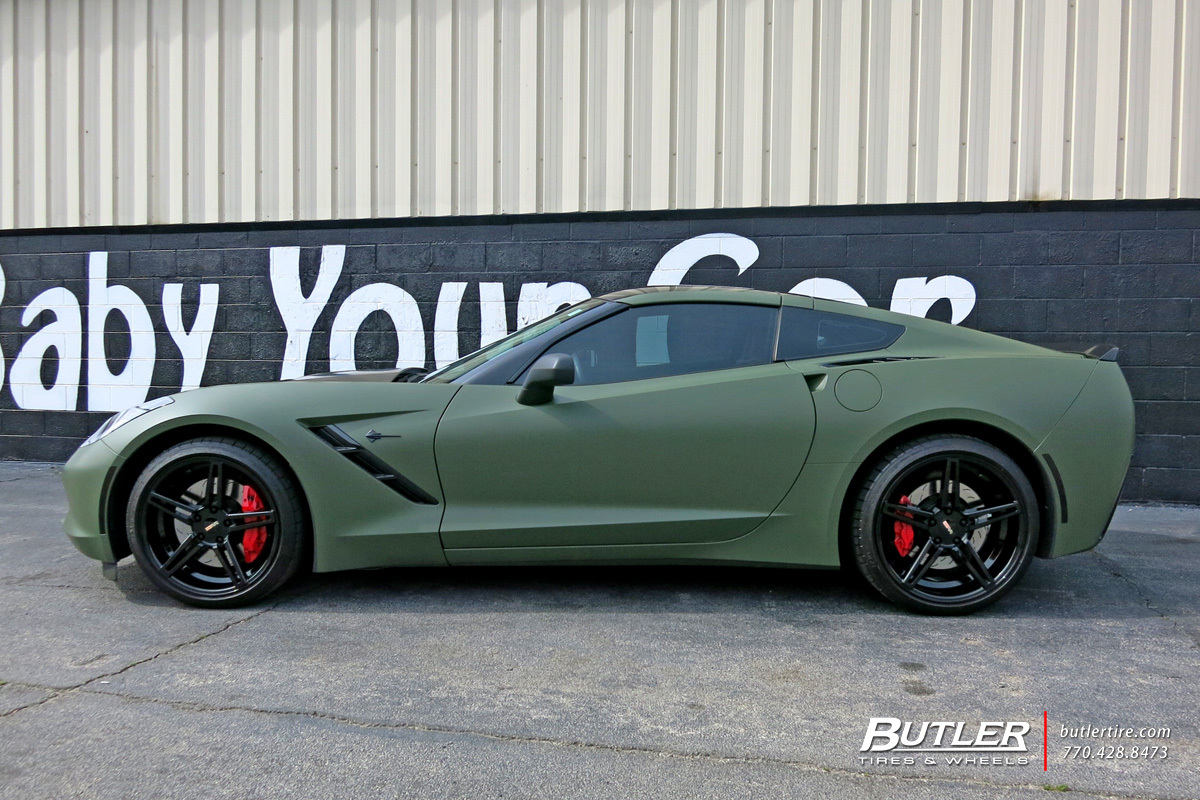 photo 2 Chevrolet Corvette custom wheels Cray Brickyard 20x, ET , tire size X R20. x ET 