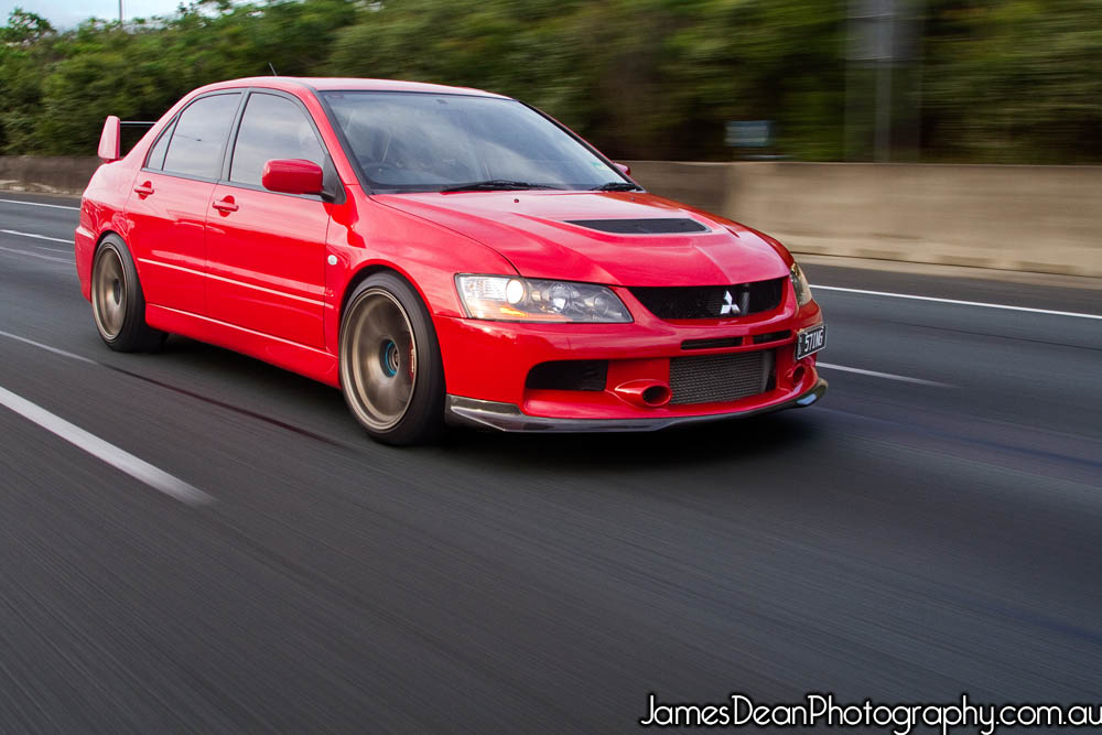 photo 6 Mitsubishi Lancer Evolution custom wheels Work CR Kai 18x9.5, ET +20, tire size 235/40 R18. x ET 