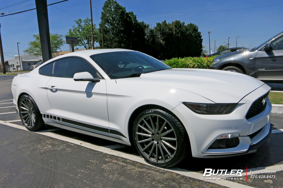 photo 1 Ford Mustang custom wheels Vossen VFS2 20x, ET , tire size X R20. x ET 