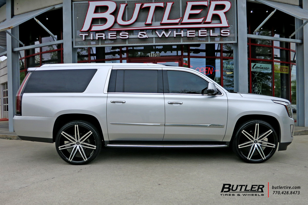 photo 2 Cadillac Escalade ESV custom wheels Lexani Johnson II 26x, ET , tire size X R26. x ET 