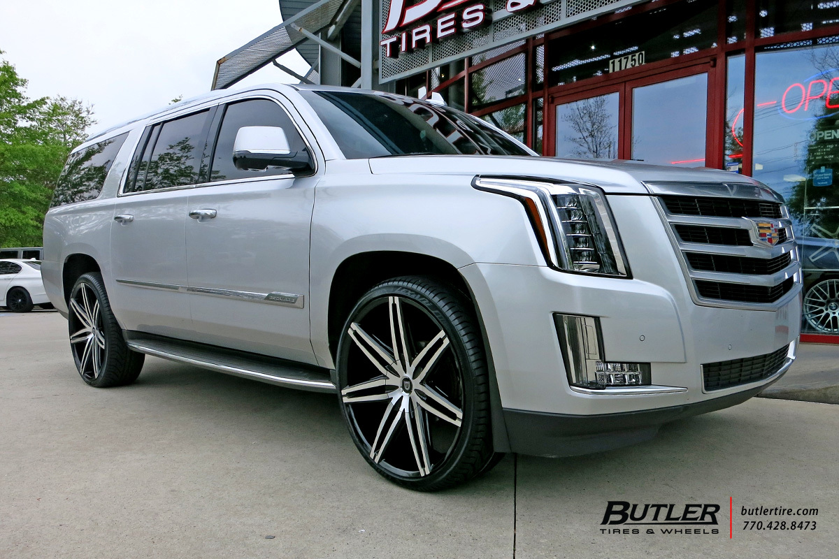 photo 1 Cadillac Escalade ESV custom wheels Lexani Johnson II 26x, ET , tire size X R26. x ET 
