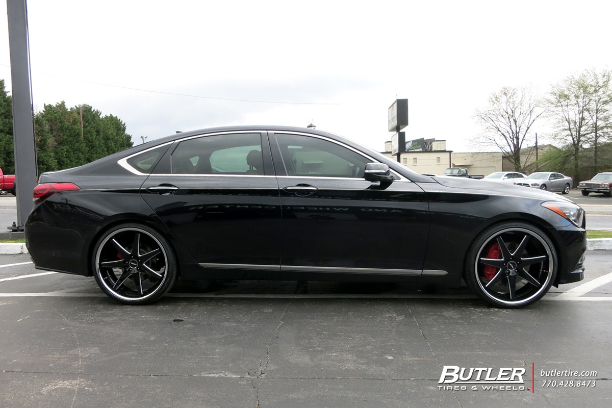 photo 2 Hyundai Genesis custom wheels Lexani R-Seventeen 22x, ET , tire size X R22. x ET 