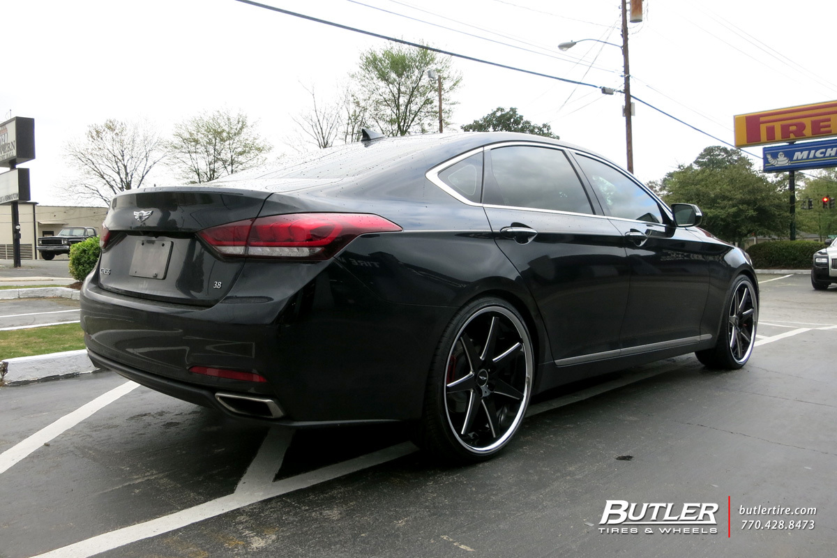 photo 3 Hyundai Genesis custom wheels Lexani R-Seventeen 22x, ET , tire size X R22. x ET 