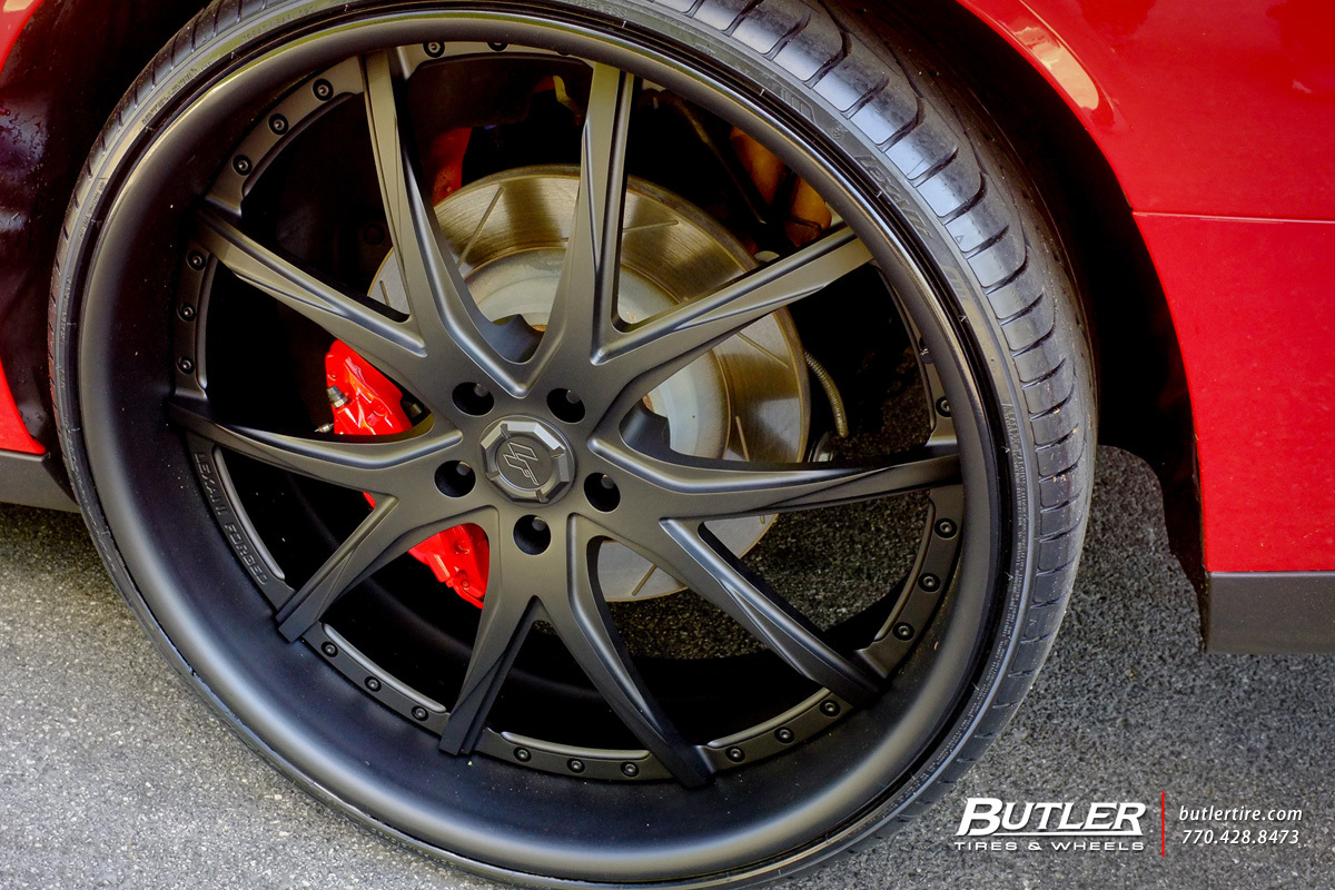 photo 1 Dodge Challenger custom wheels Lexani LF102 24x, ET , tire size X R24. x ET 