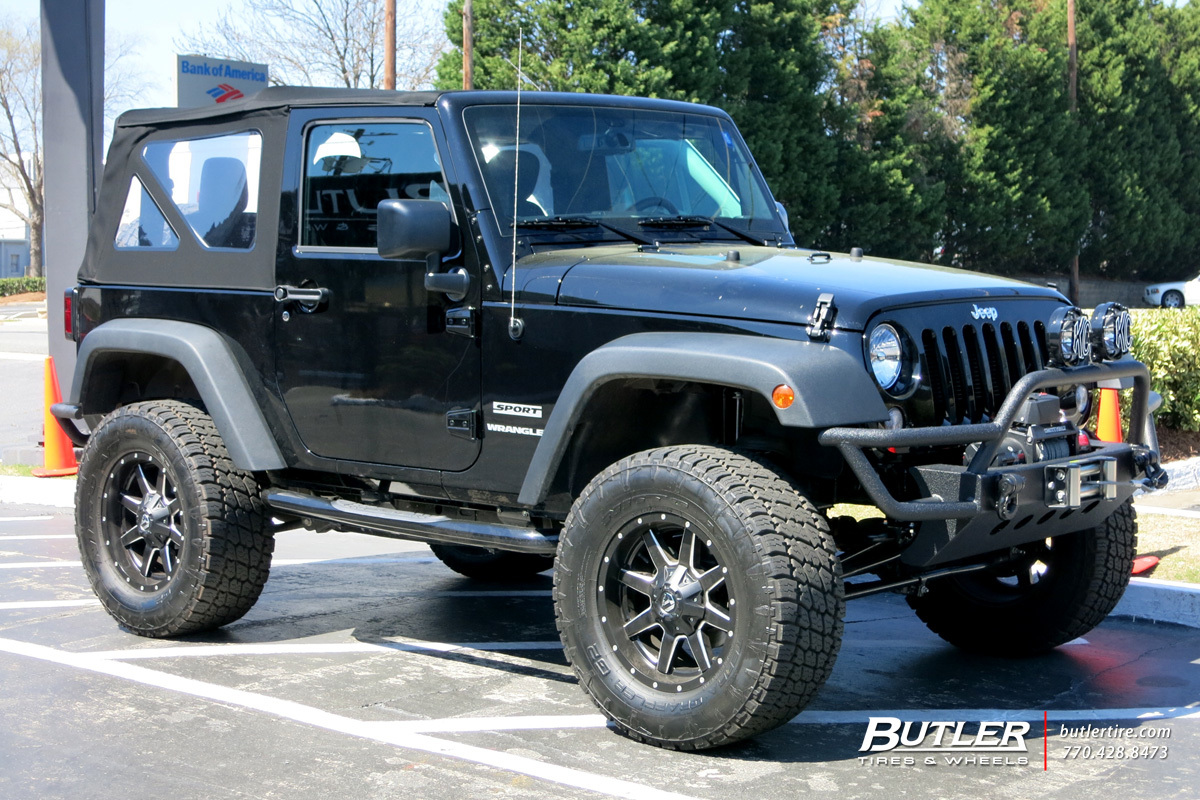 photo 1 Jeep Wrangler custom wheels Fuel Maverick 17x, ET , tire size X R17. x ET