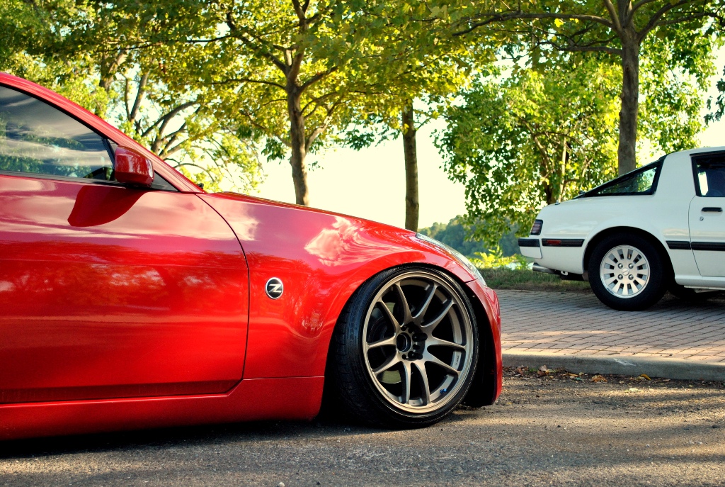 photo 2 Nissan 350Z custom wheels Work Emotion Cr-Kai 18x9.5, ET -13, tire size 225/40 R18. 18x9.5 ET-18 225/40 R18