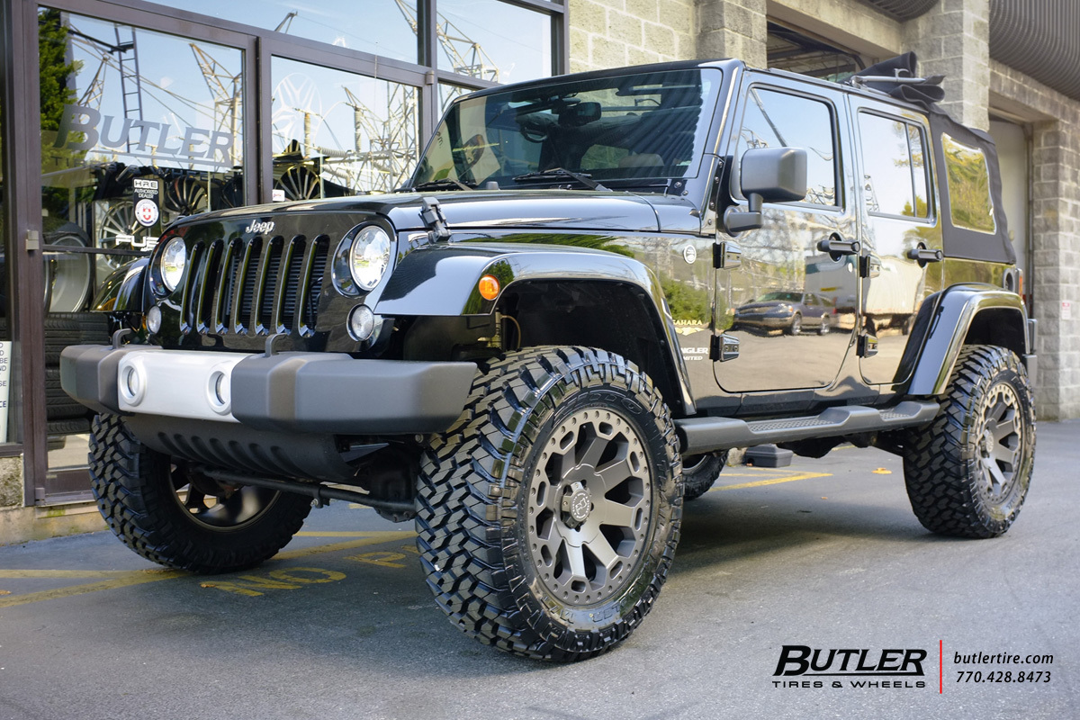 photo 2 Jeep Wrangler custom wheels Black Rhino Warlord 20x, ET , tire size X R20. x ET 