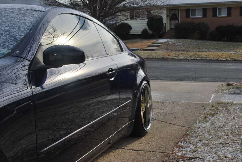 photo 1 Infiniti G35 custom wheels Volk GT-S 19x9.5, ET +2, tire size 235/35 R19. 19x10.5 ET+3 255/35 R19