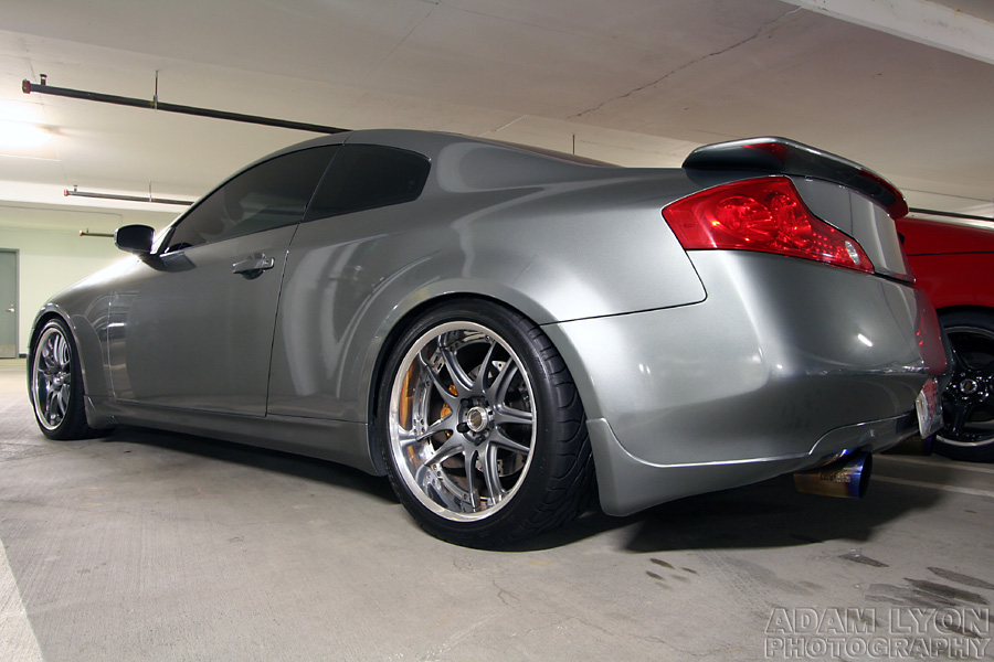 photo 2 Infiniti G35 custom wheels Rays Engineering Volk Racing GT-V 19x9.5, ET +30, tire size 255/35 R19. 19x10.5 ET+24 285/35 R19