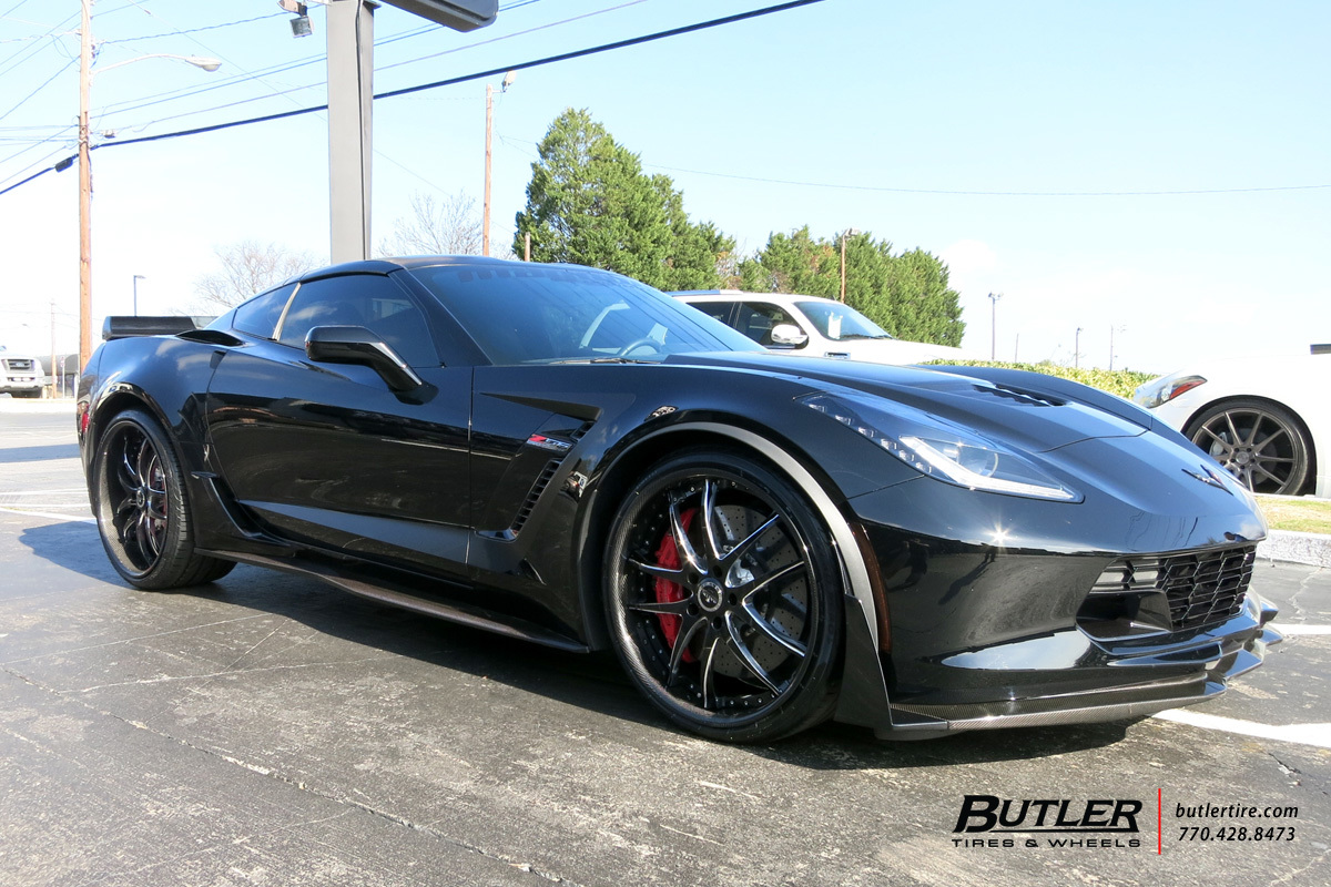 photo 2 Chevrolet Corvette custom wheels Savini SV40 22x, ET , tire size X R22. x ET 