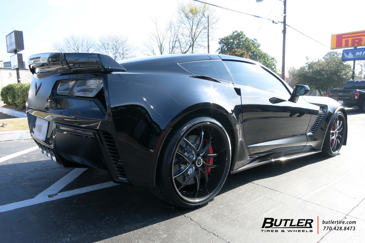photo 4 Chevrolet Corvette custom wheels Savini SV40 22x, ET , tire size X R22. x ET 