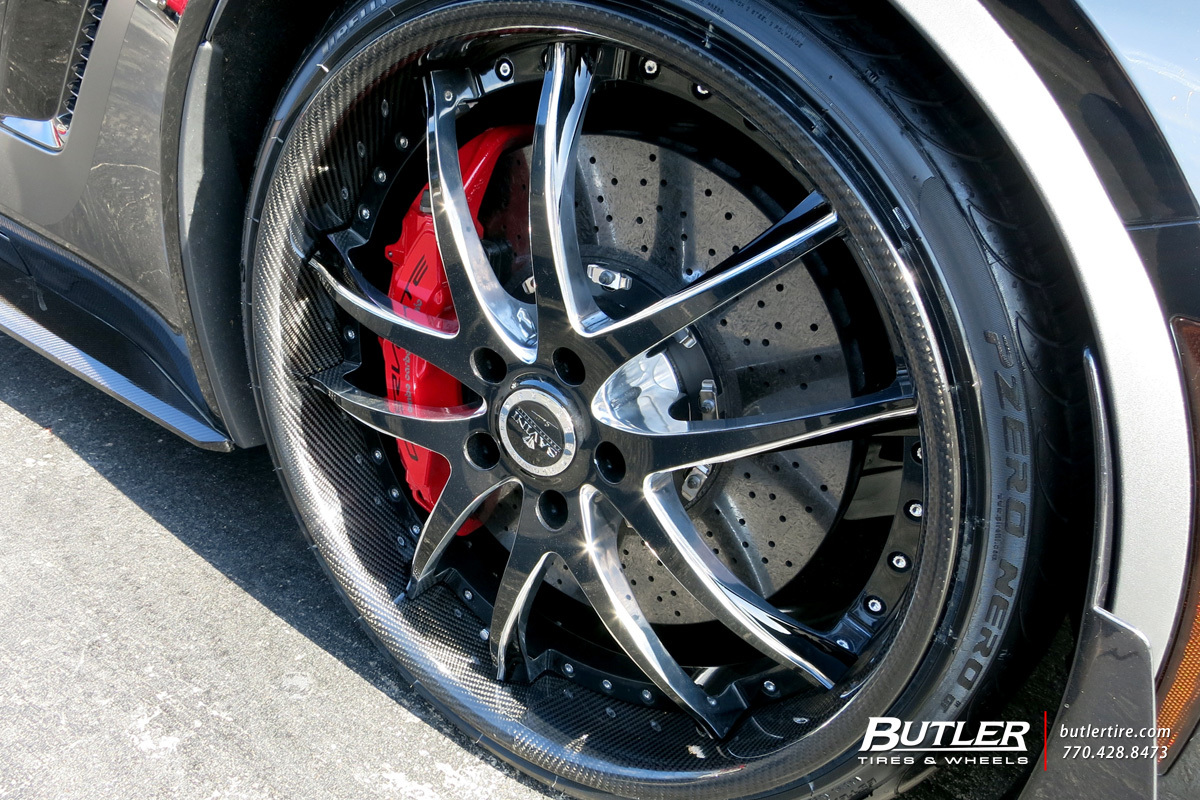 photo 1 Chevrolet Corvette custom wheels Savini SV40 22x, ET , tire size X R22. x ET 
