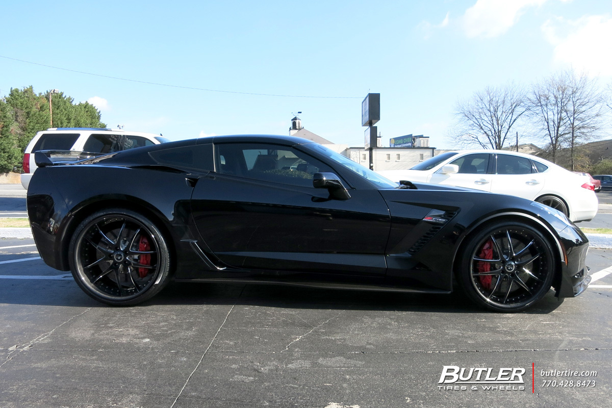 photo 5 Chevrolet Corvette custom wheels Savini SV40 22x, ET , tire size X R22. x ET 