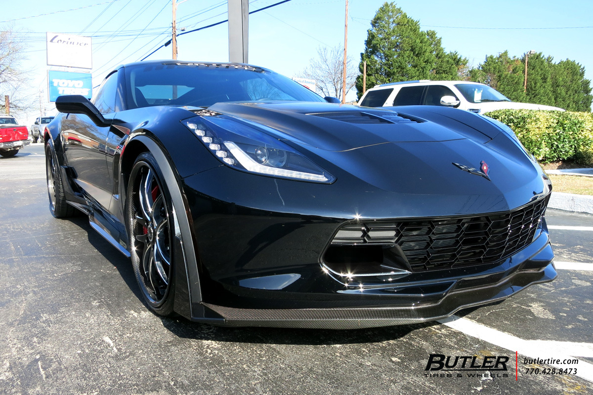 photo 6 Chevrolet Corvette custom wheels Savini SV40 22x, ET , tire size X R22. x ET 