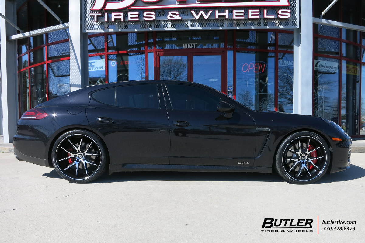 photo 2 Porsche Panamera custom wheels Lexani R-twelve 22x, ET , tire size X R22. x ET 