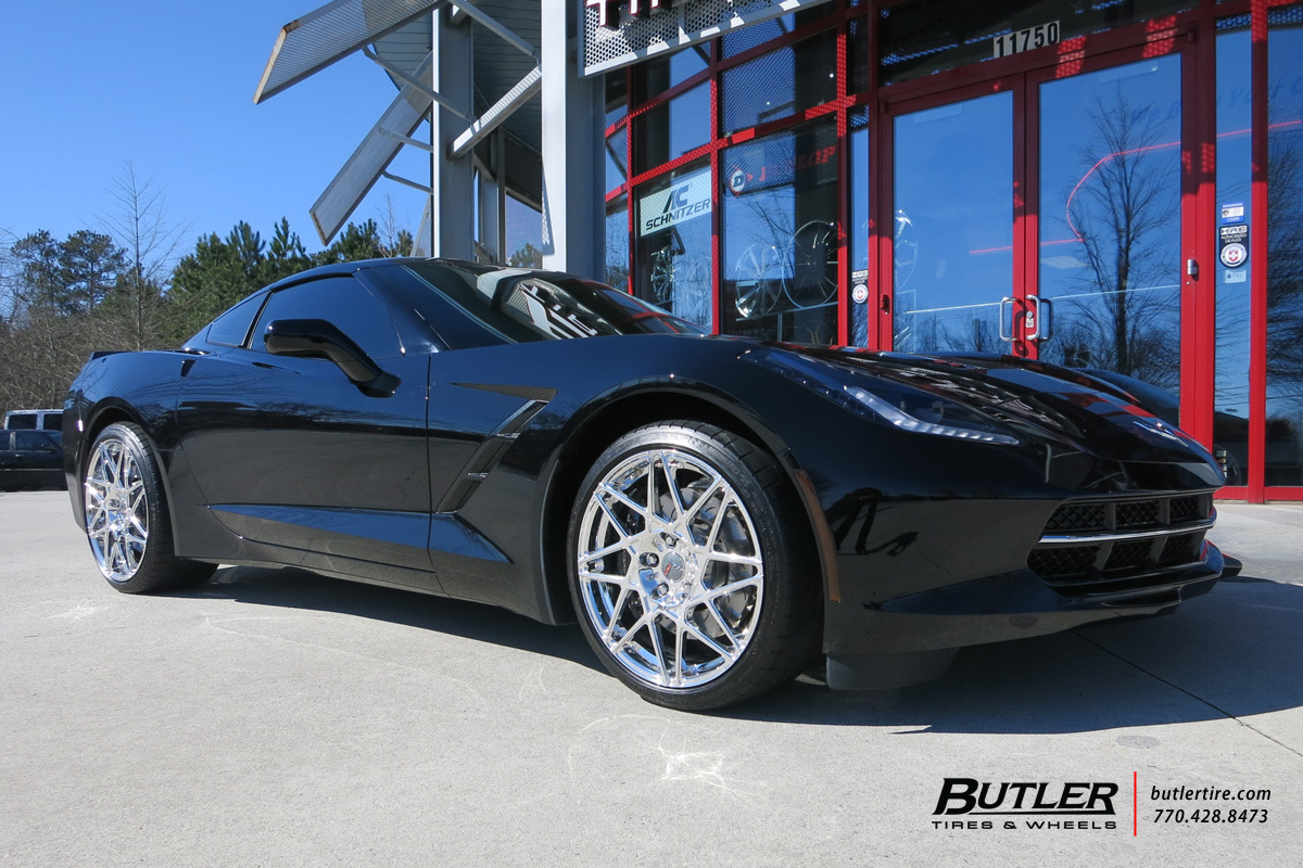 photo 1 Chevrolet Corvette custom wheels Niche Alpine 20x, ET , tire size X R20. x ET 