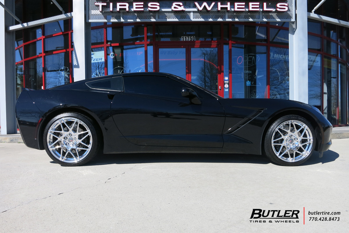 photo 2 Chevrolet Corvette custom wheels Niche Alpine 20x, ET , tire size X R20. x ET 