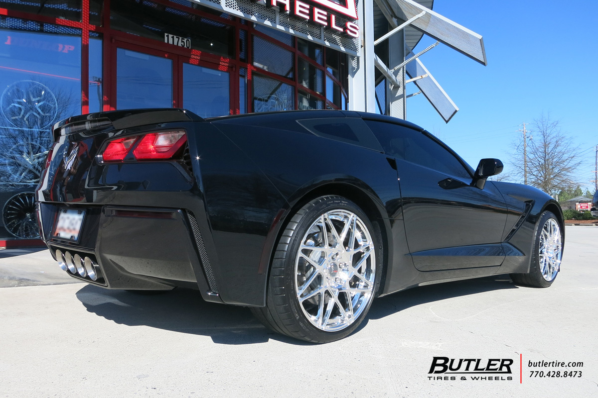 photo 3 Chevrolet Corvette custom wheels Niche Alpine 20x, ET , tire size X R20. x ET 