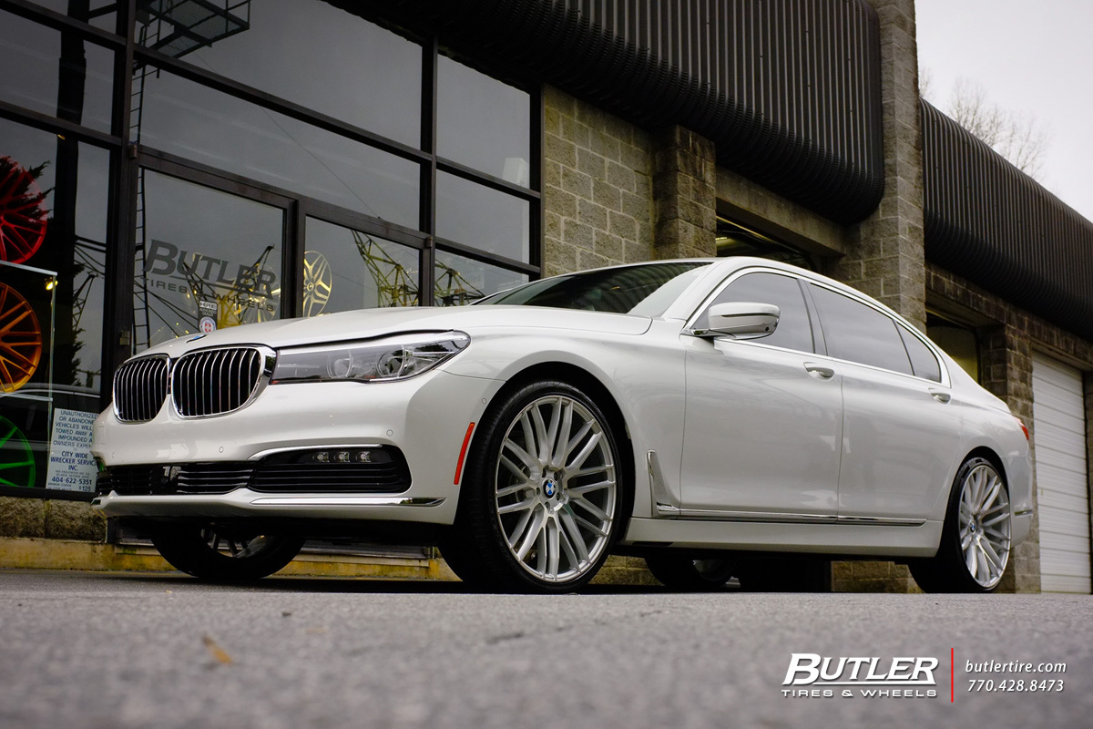 photo 2 BMW 740 custom wheels Savini BM13 22x, ET , tire size X R22. x ET 