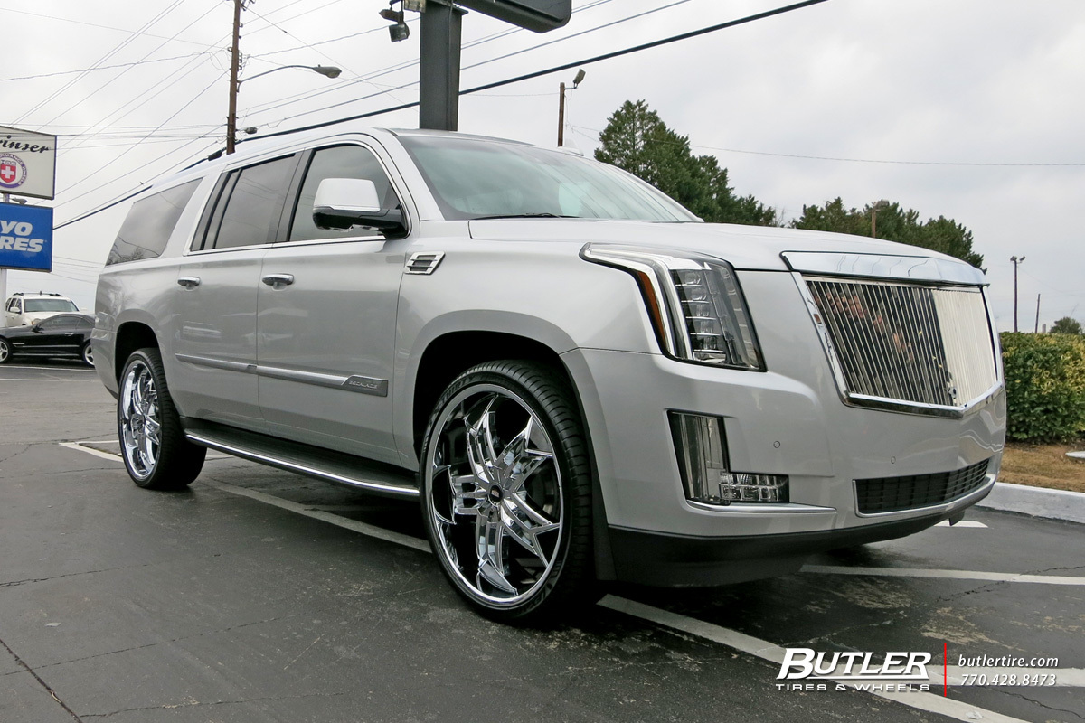 photo 1 Cadillac Escalade custom wheels Lexani Tristo 26x, ET , tire size X R26. x ET 
