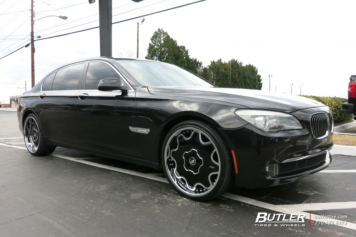 photo 2 BMW 740 custom wheels Forgiato Fiore 22x, ET , tire size X R22. x ET 