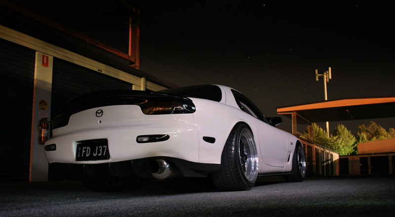 photo 6 Mazda RX-7 custom wheels WORK Meister 18x9.5, ET +7, tire size 235/40 R18. 18x11.5 ET+16 265/35 R18