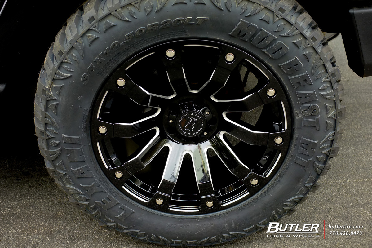 photo 1 Jeep Wrangler Unlimited custom wheels Black Rhino Selkirk 20x, ET , tire size X R20. x ET